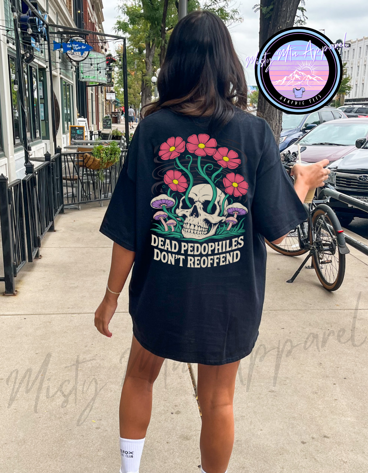 Dead Pedos Skull Graphic Tee