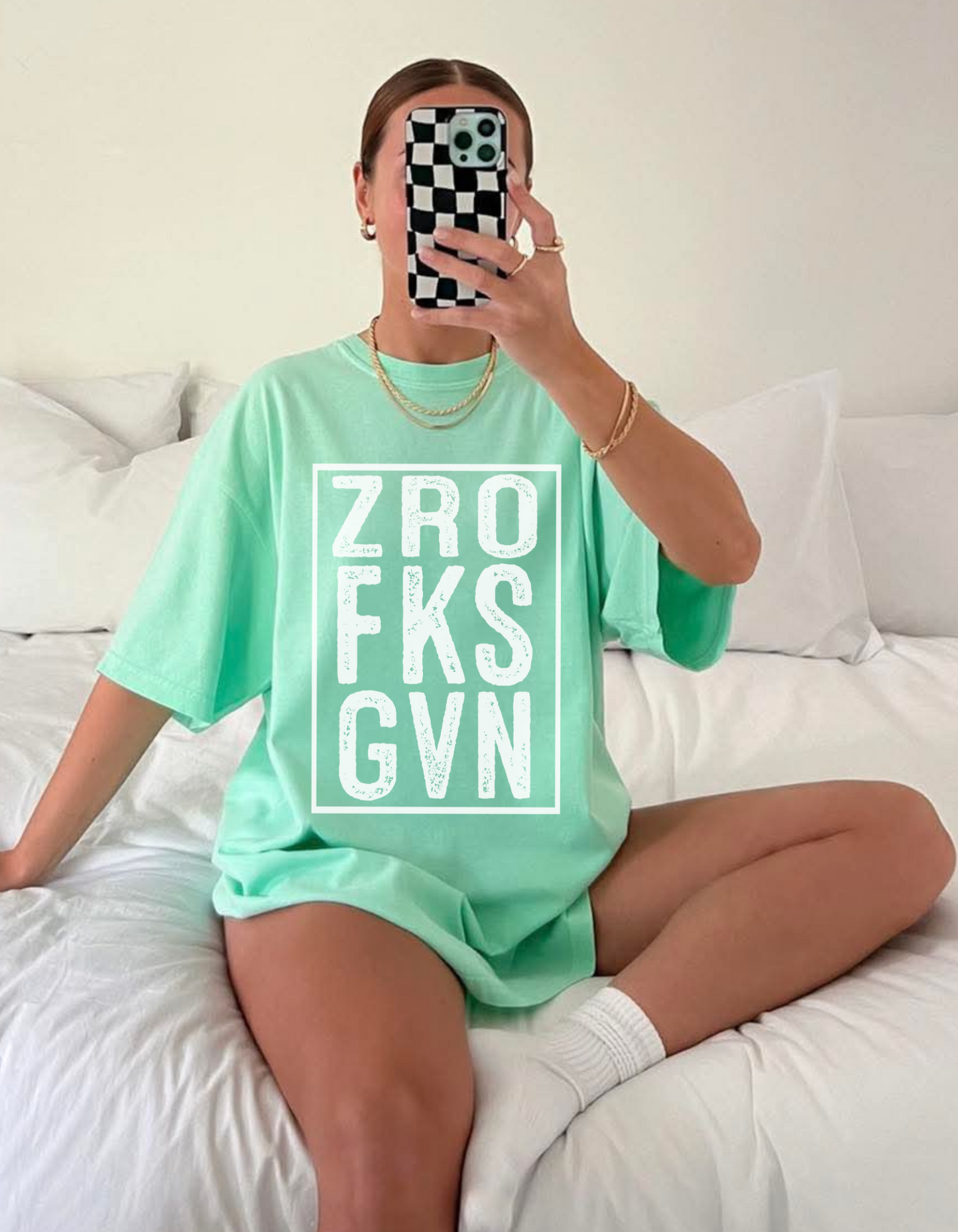 Zro Fks Gvn Graphic Tshirt