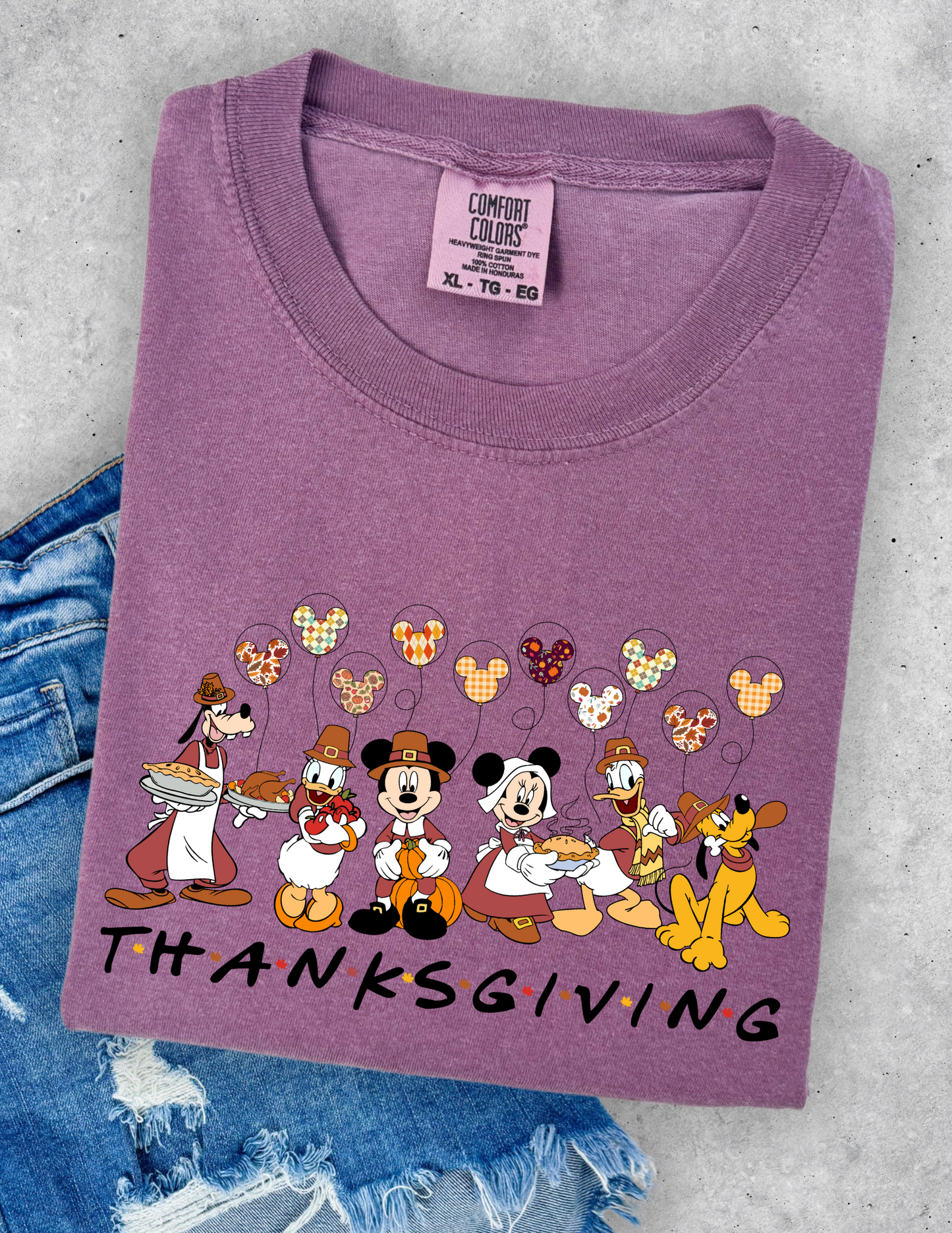 Mickey & friends Thanksgiving Tshirt