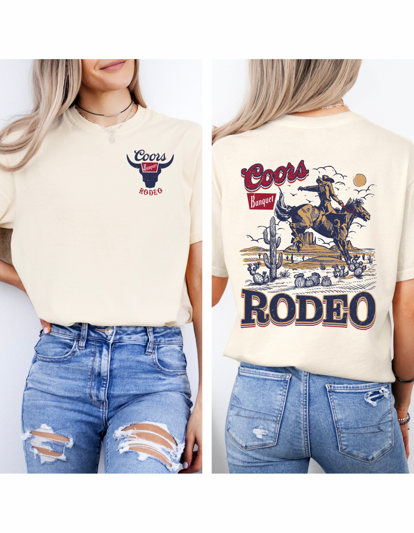Coors Banquet Rodeo Graphic Tshirt