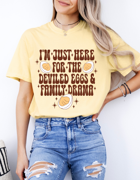 Deviled Eggs & Family Drama Graphic Tee