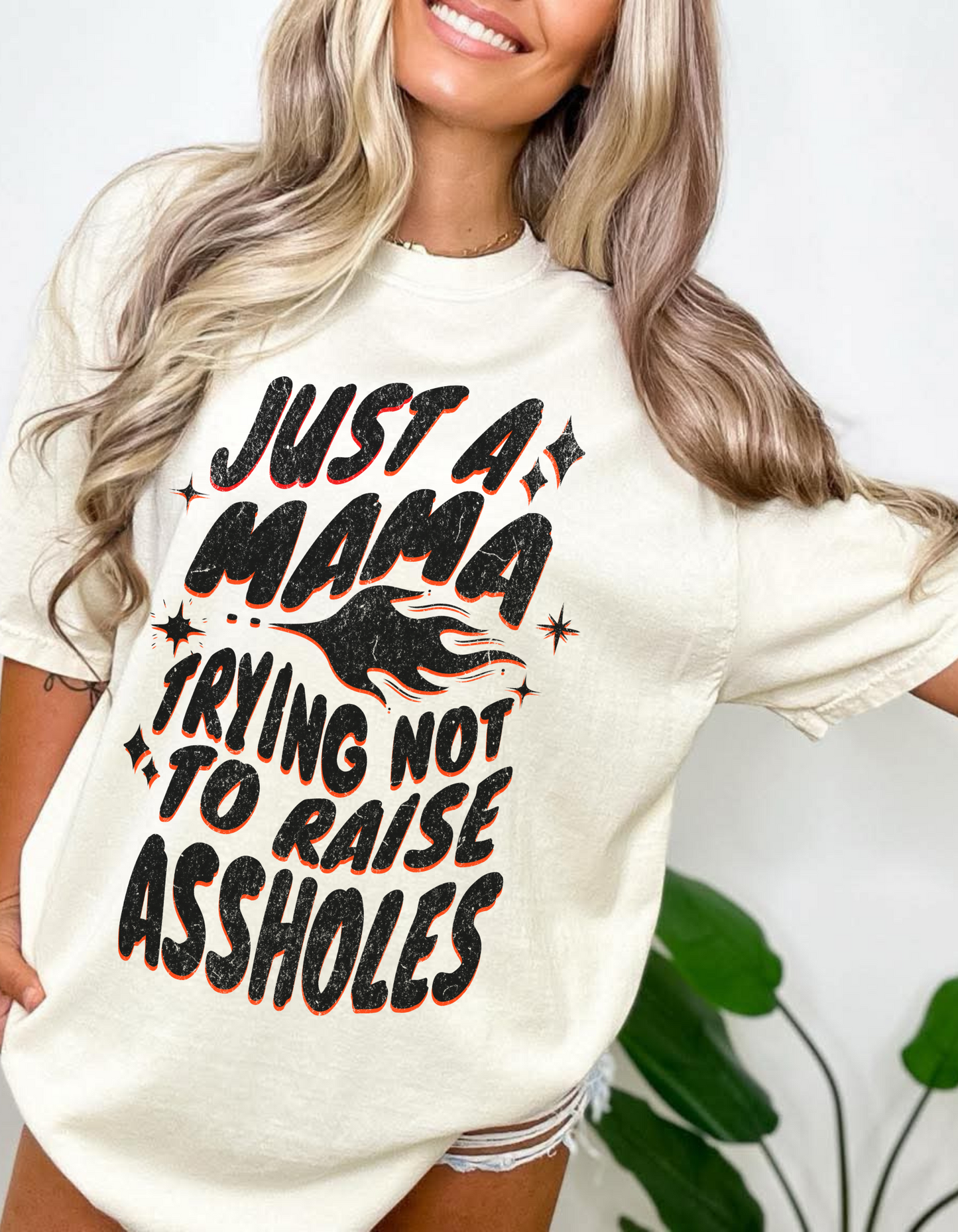 Just A Mama Graphic Tshirt