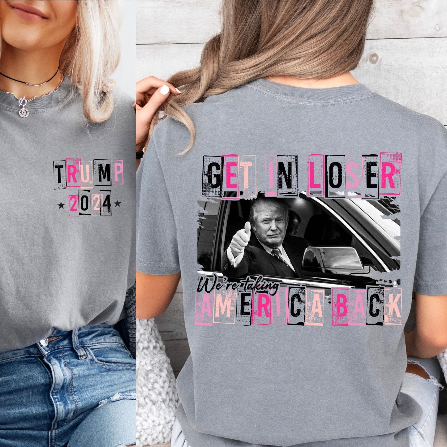 Trump get in loser tee