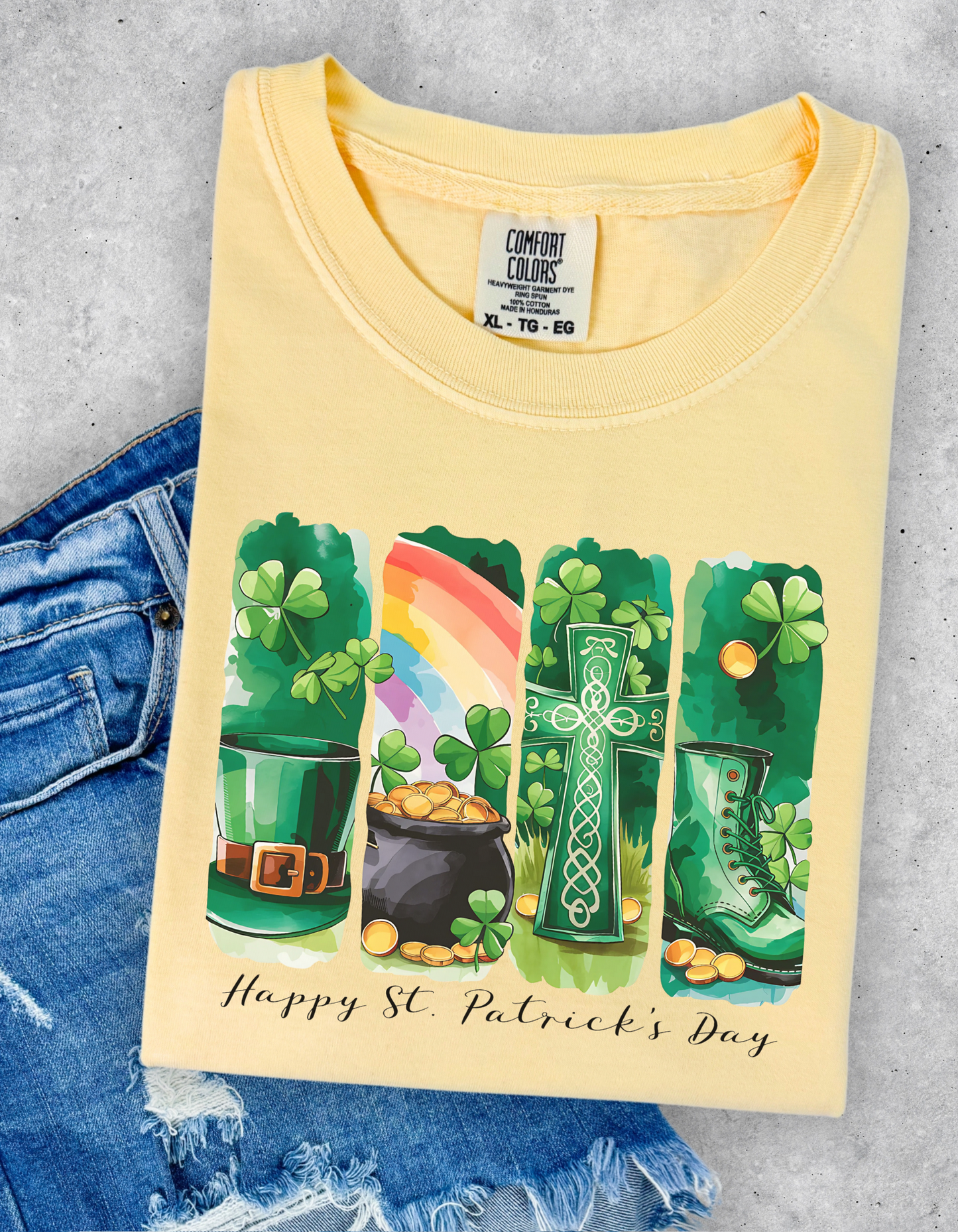 St Patrick’s Day collage Graphic Tshirt
