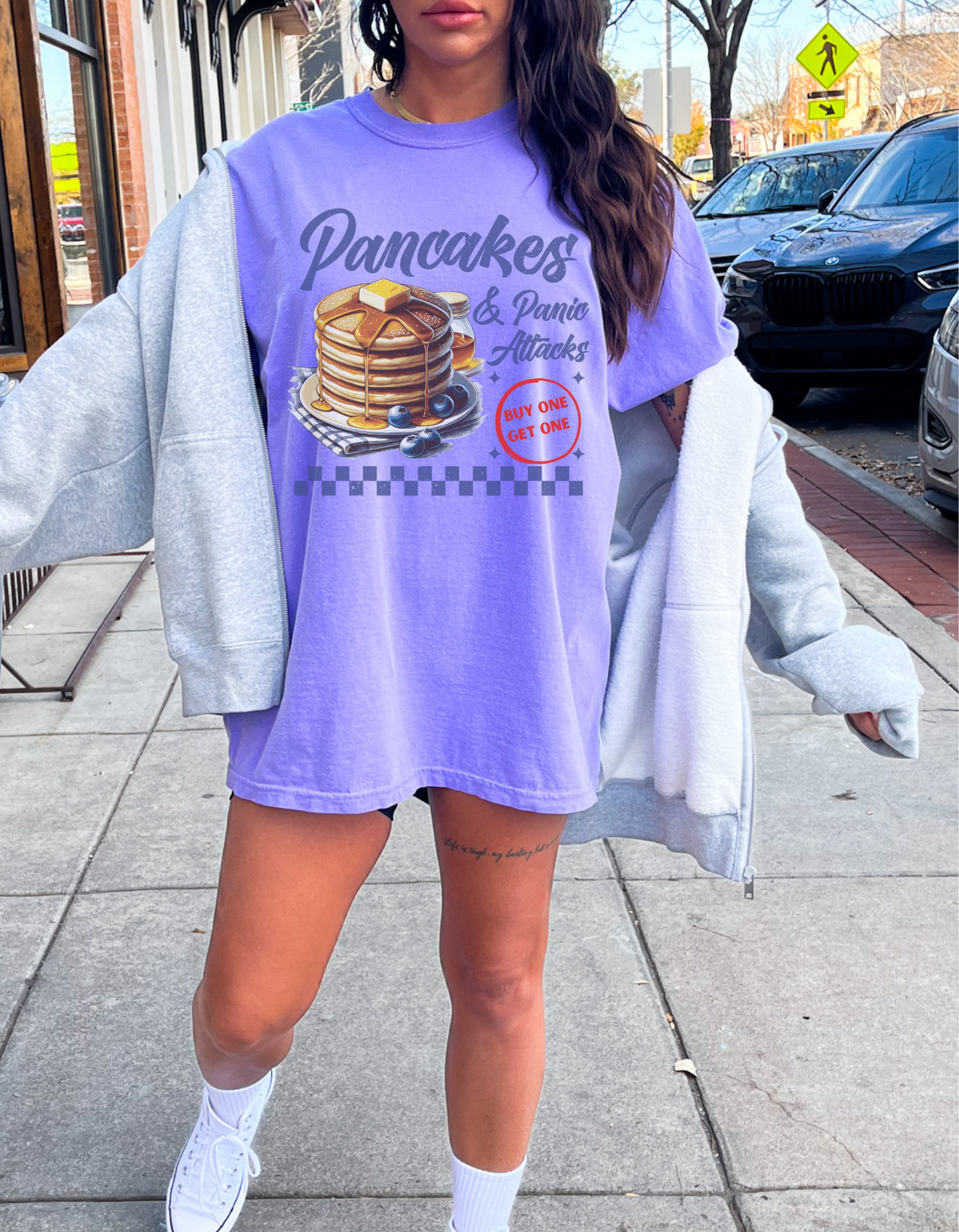 Pancakes and Panic Attacks Graphic Tee