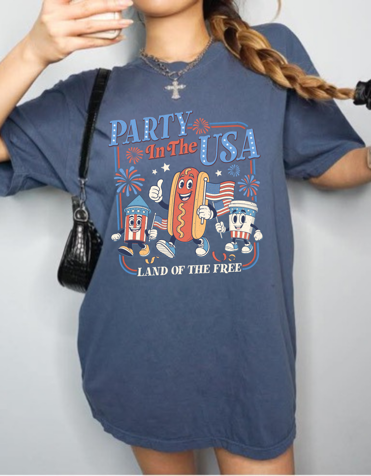 Retro Party in the USA Graphic Tee