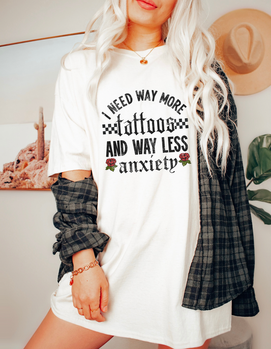 Way More Tattoos Graphic Tshirt