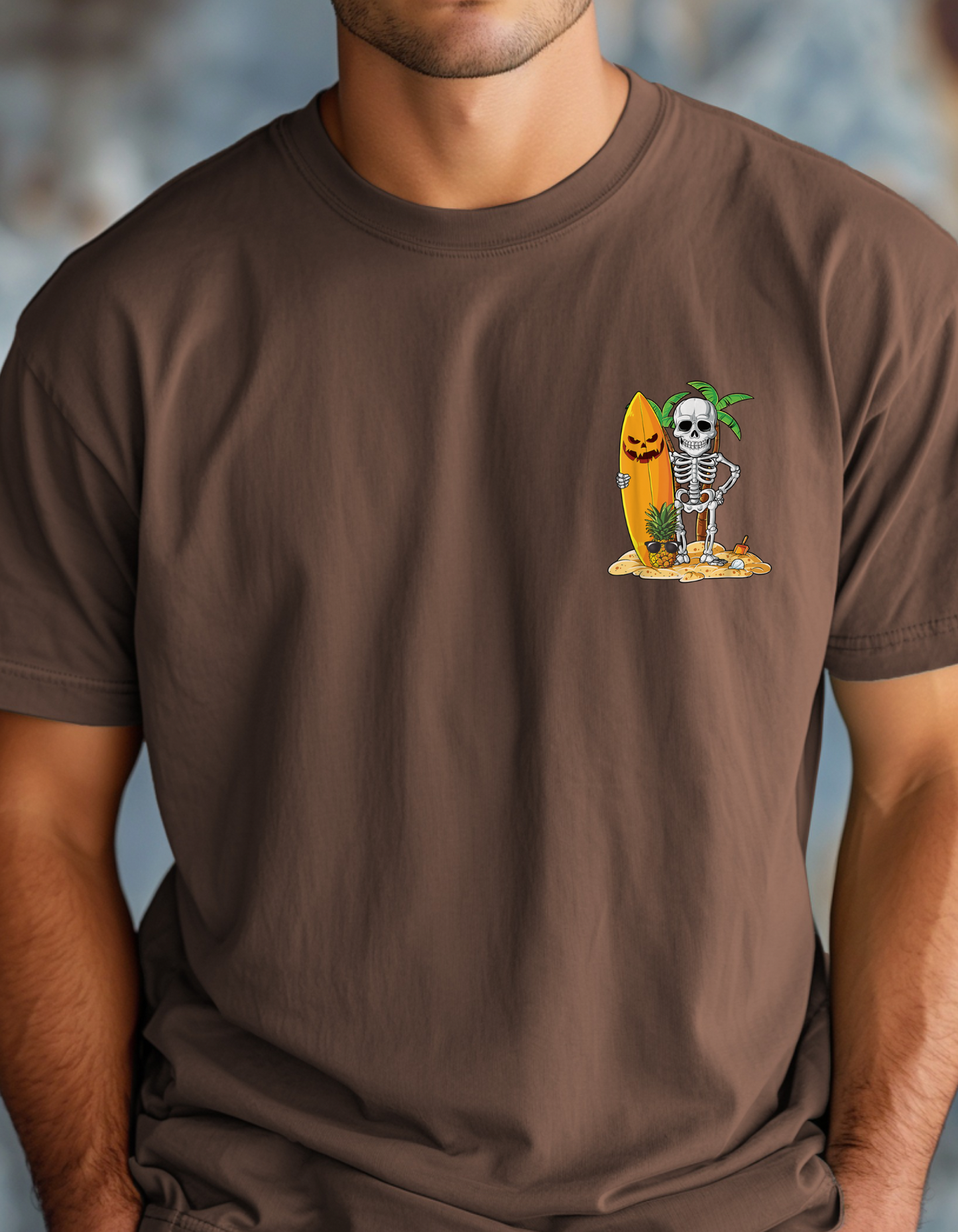 Funny skeleton tee