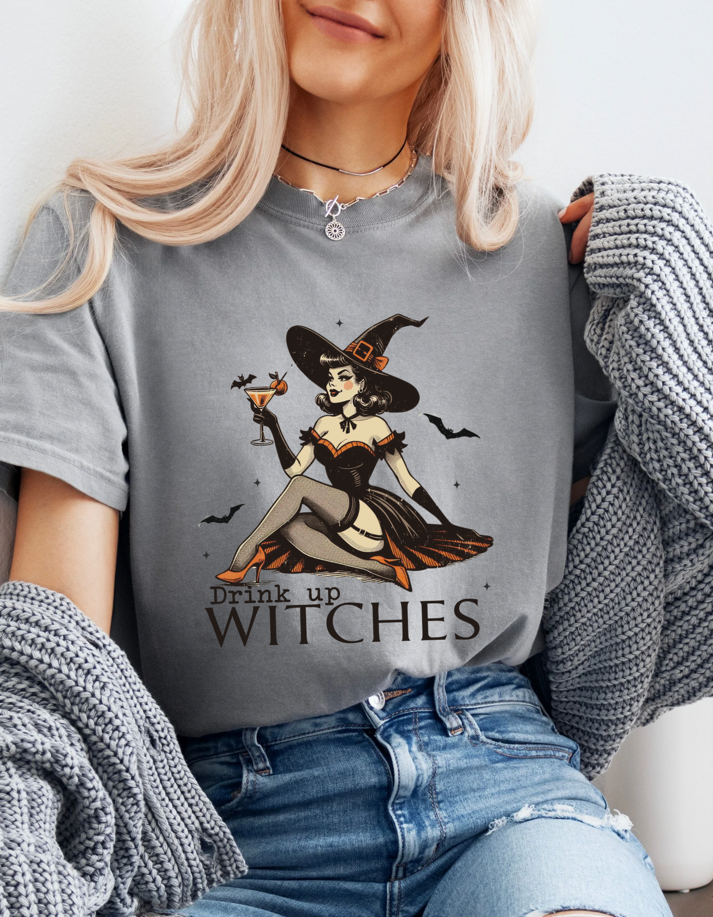 Drink up witches tee