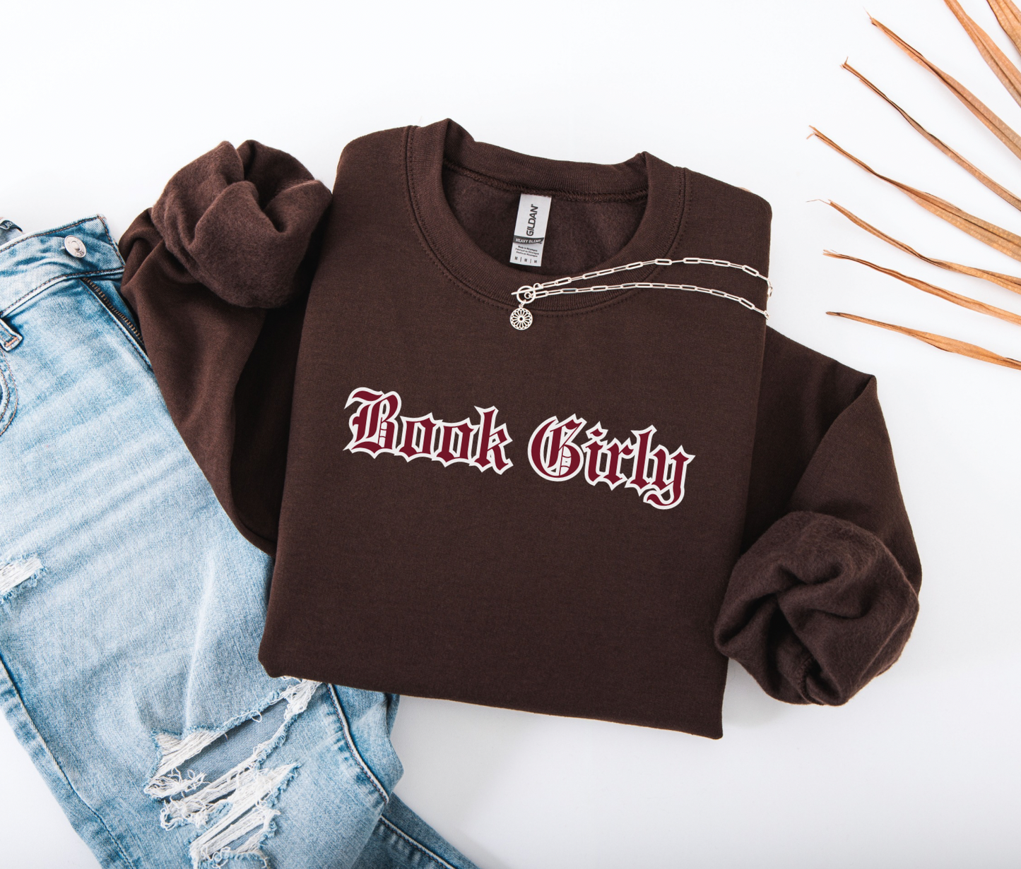 Book girly Crewneck Sweater