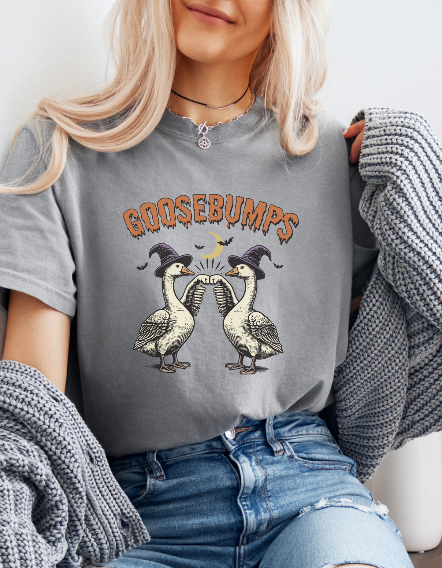 Spooky goosebumps tee