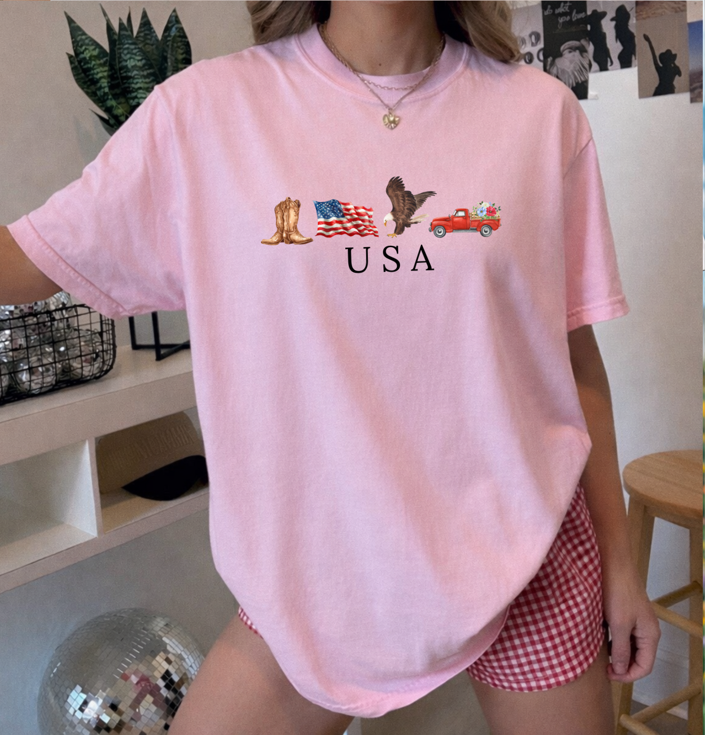 USA Icons Graphic Tee