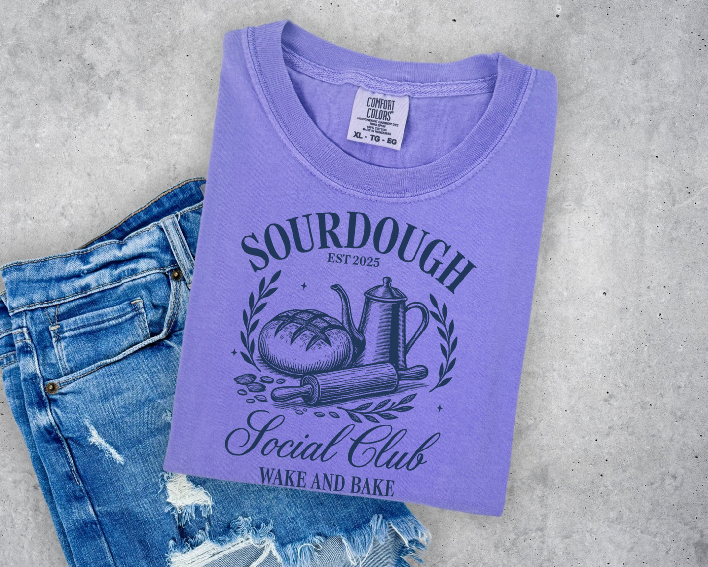 Sourdough social club graphic tees