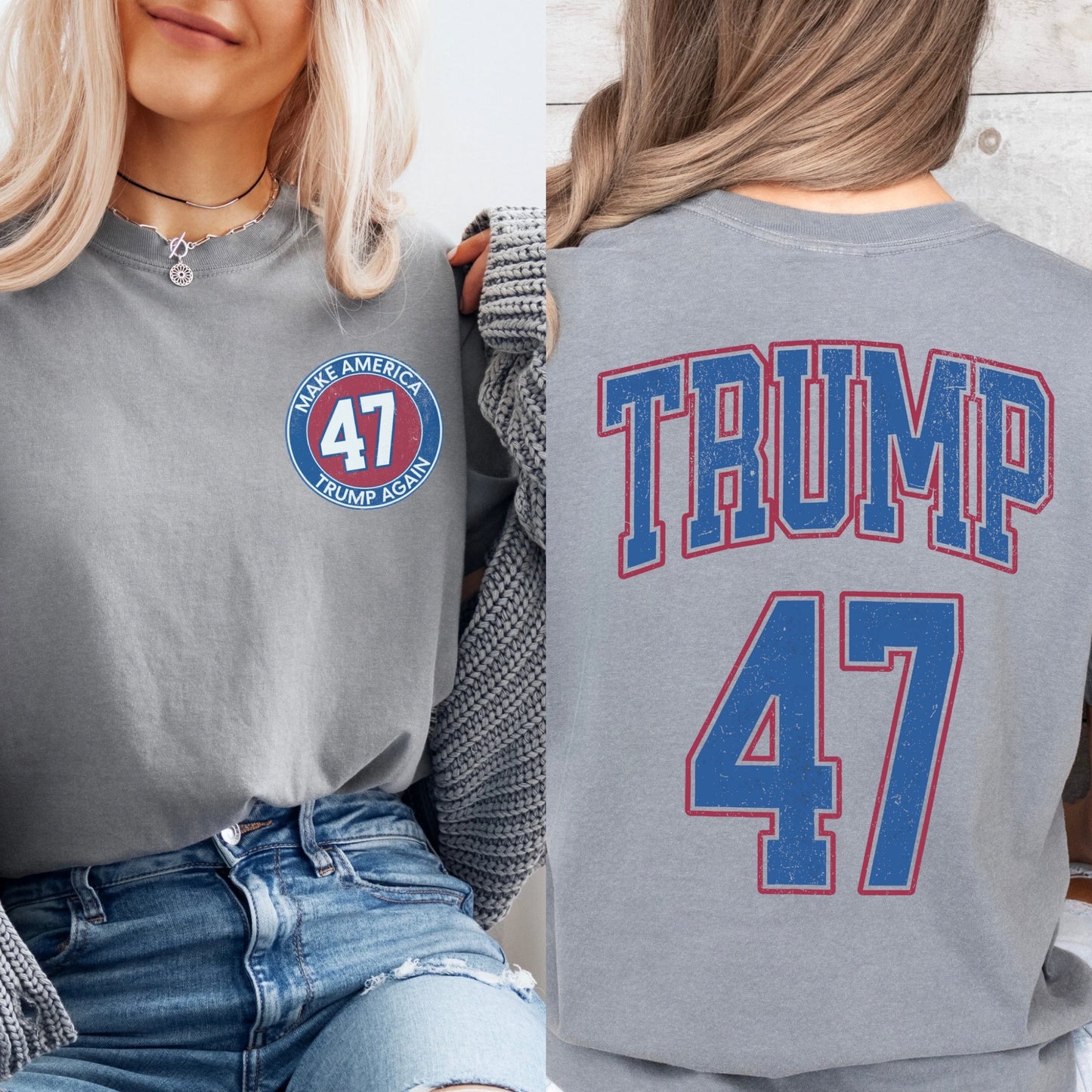 Trump 47 tee