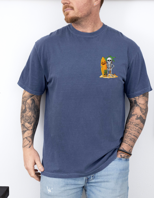 Funny skeleton tee