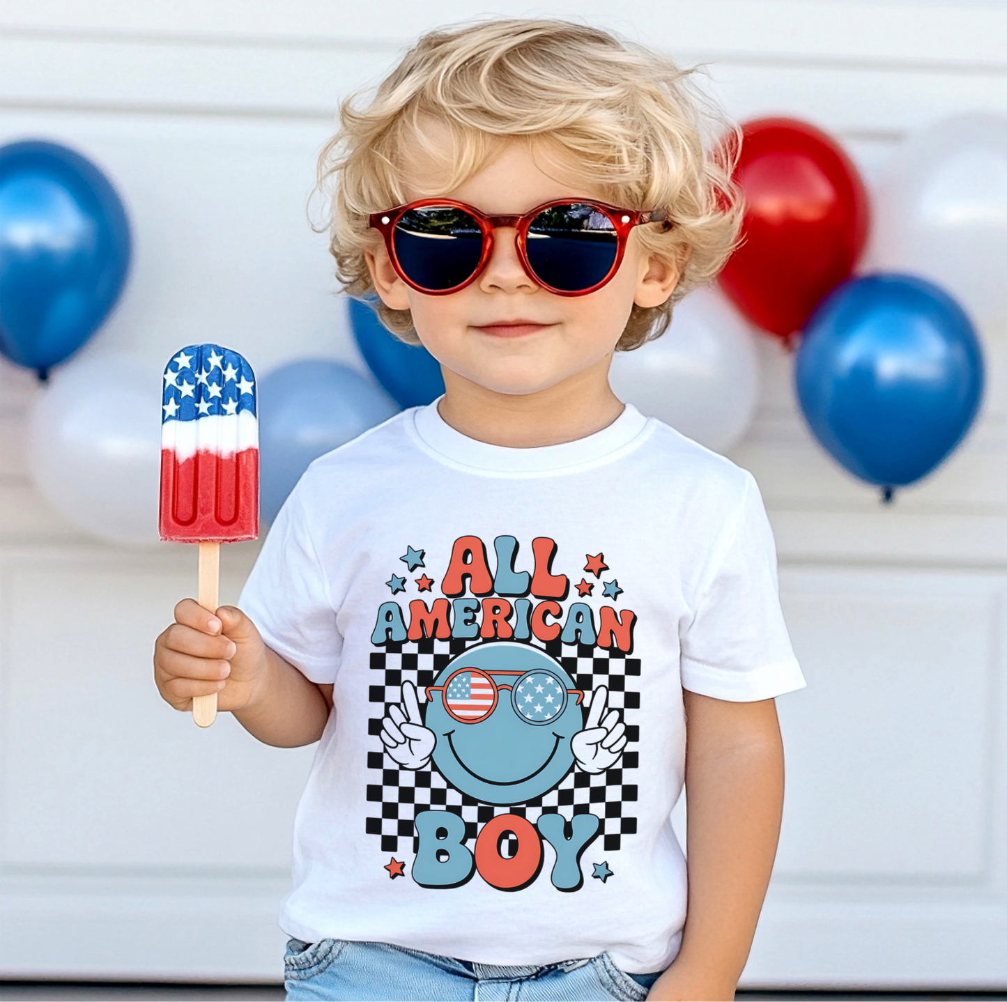 All American Boy Youth Graphic Tee