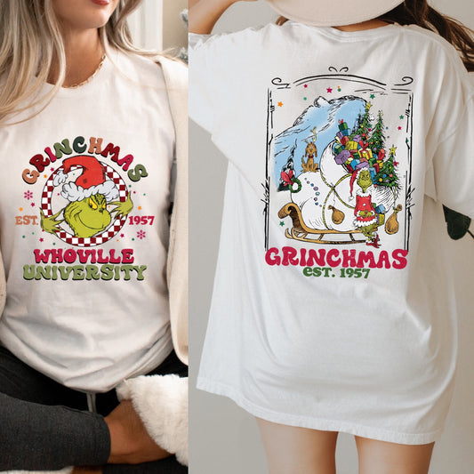 Grinchmas Whoville university tshirt