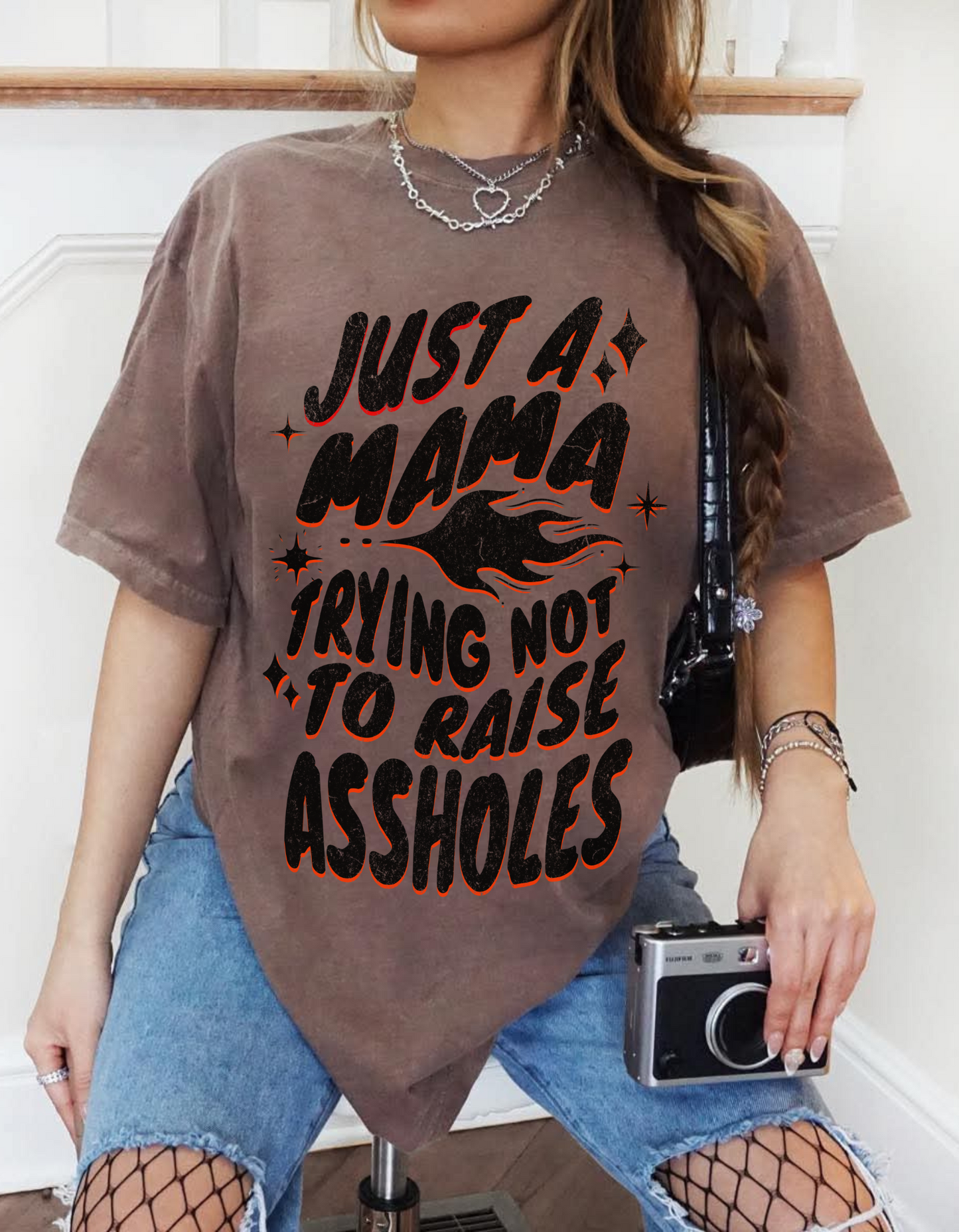 Just A Mama Graphic Tshirt