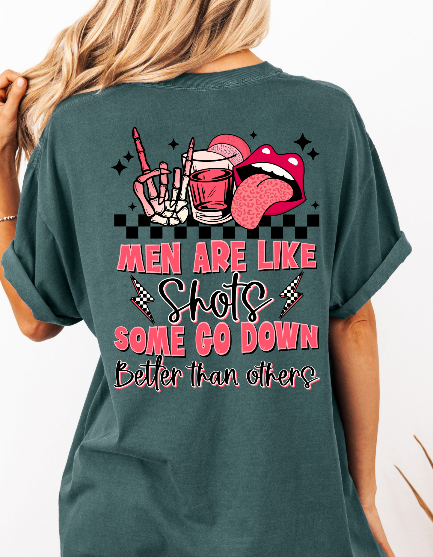 Men are like Shots Tee
