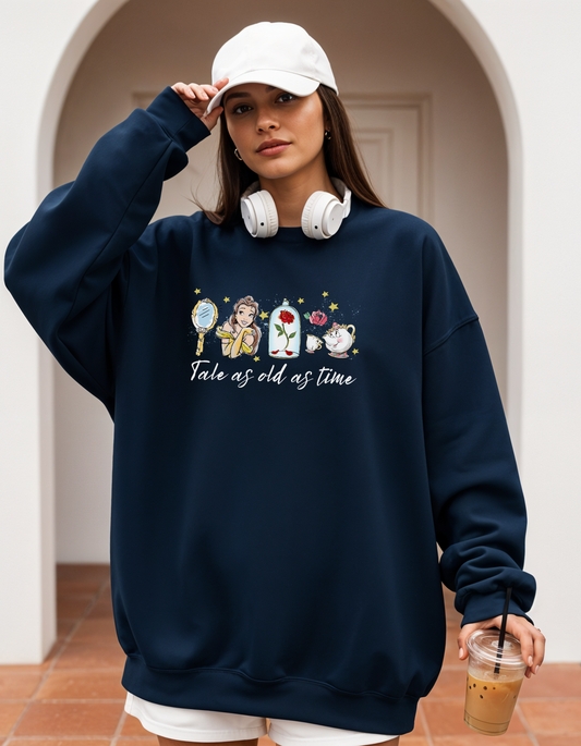 Tale as old as time Crewneck Sweater