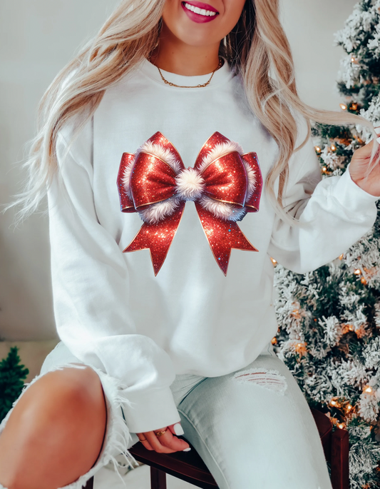 Santa coquette crewneck sweater (pre-order)