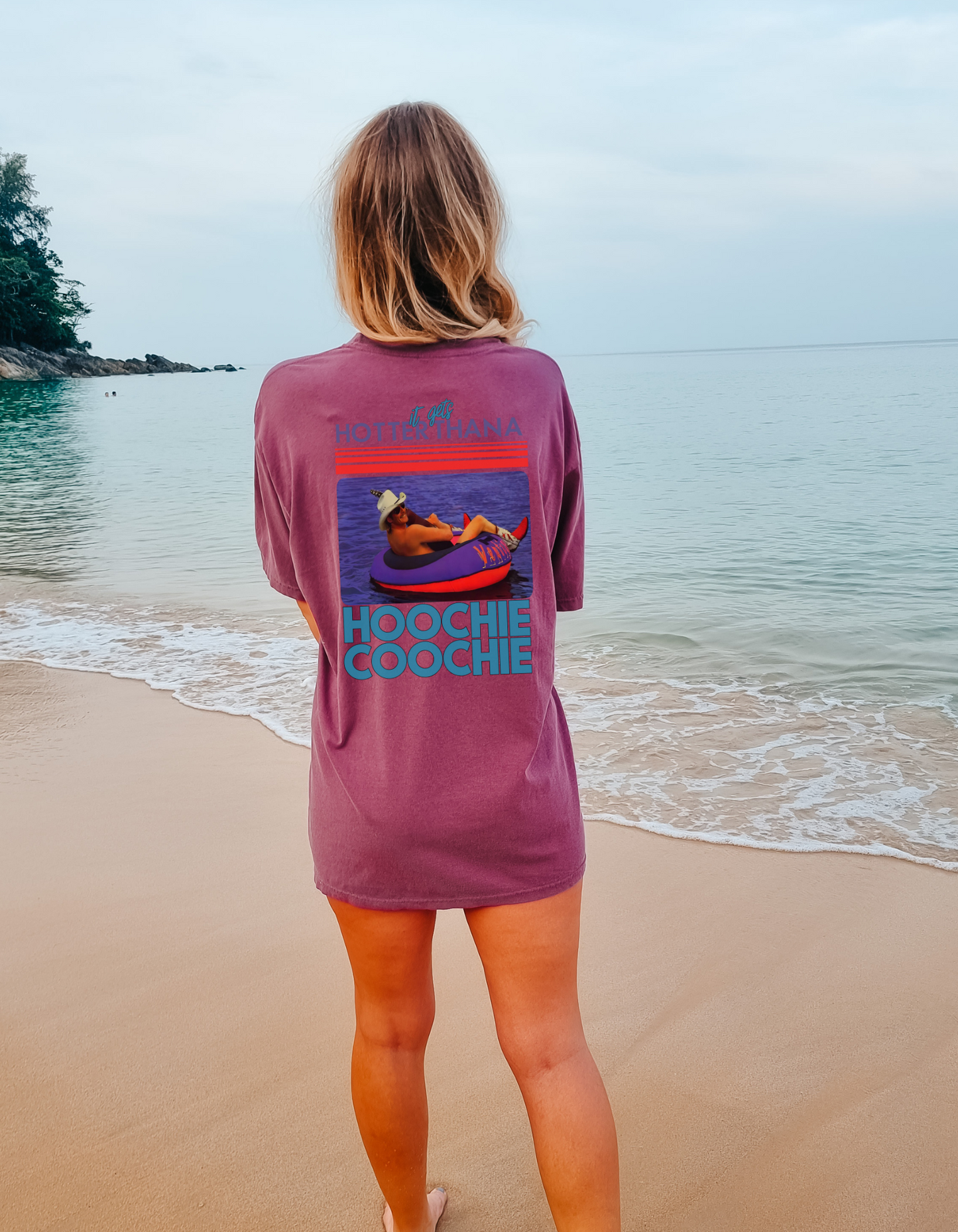 Hotter than a hoochie Coochie graphic tee