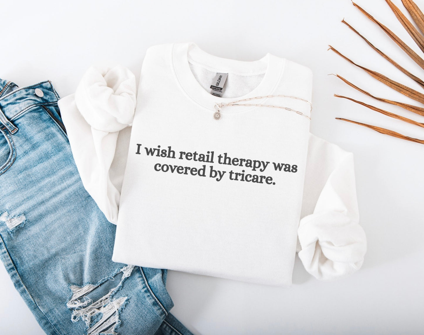 (Pre-order) Covered By Tricare Crewneck Sweater