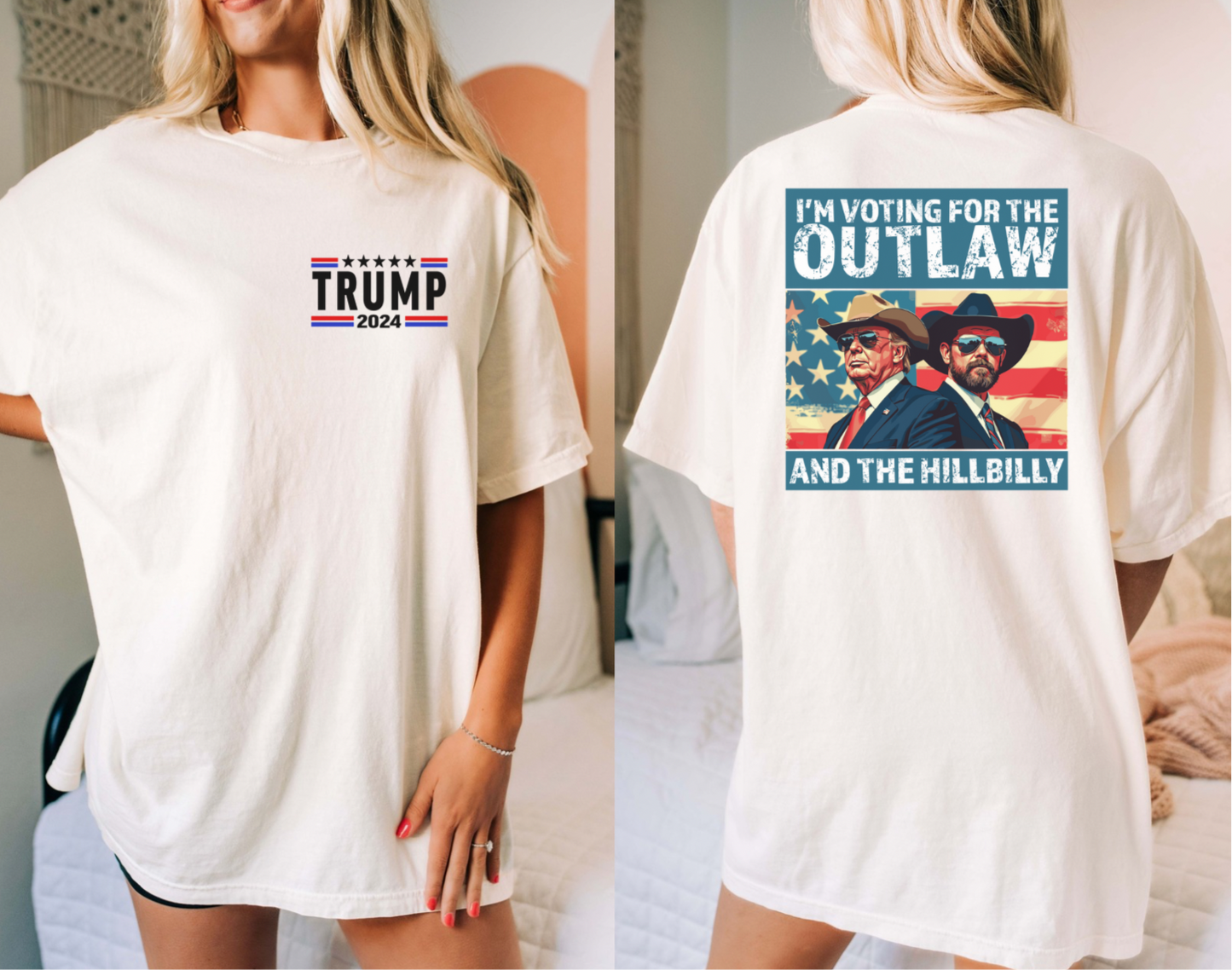 Voting for the outlaw and the hillbilly tee