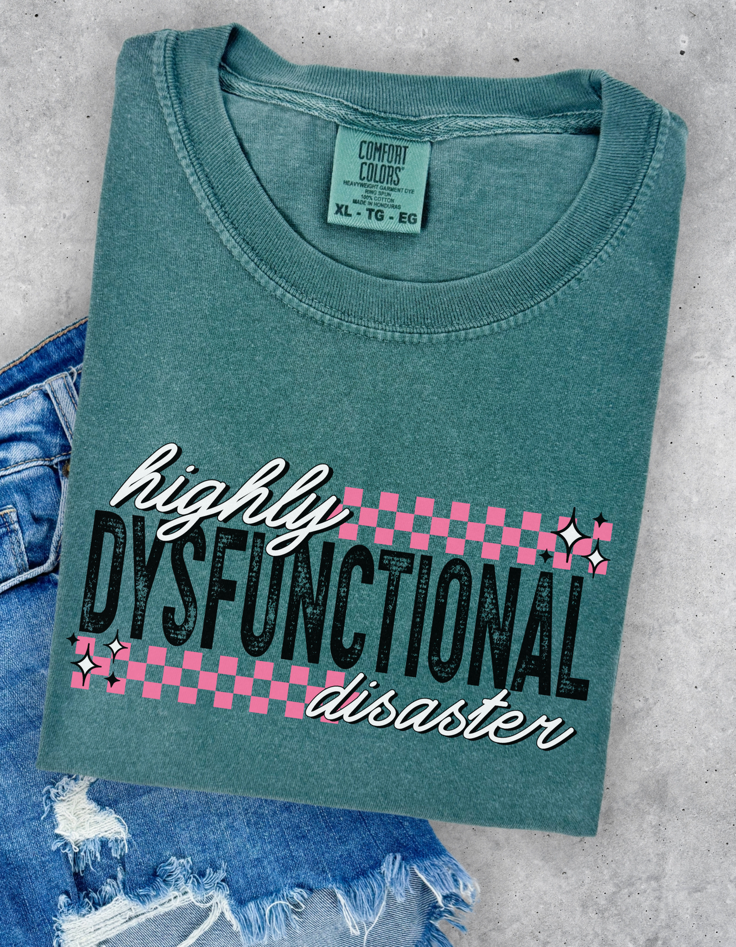 Highly dysfunctional disaster tee