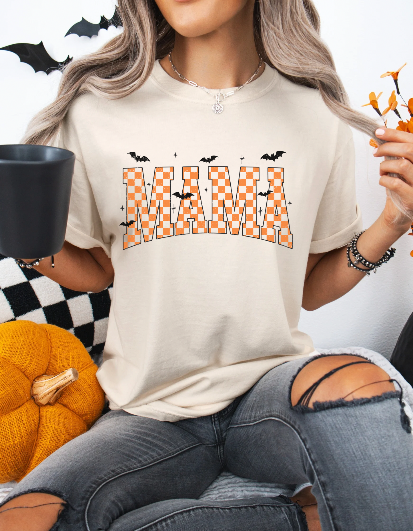 Spooky mama tee