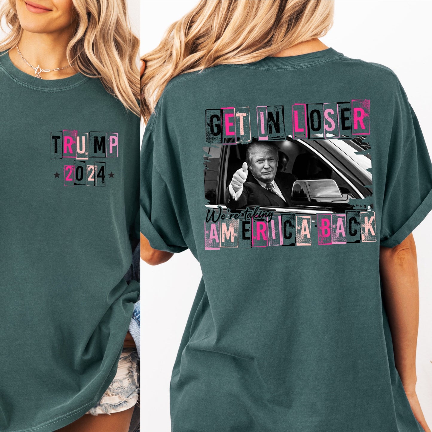 Trump get in loser tee