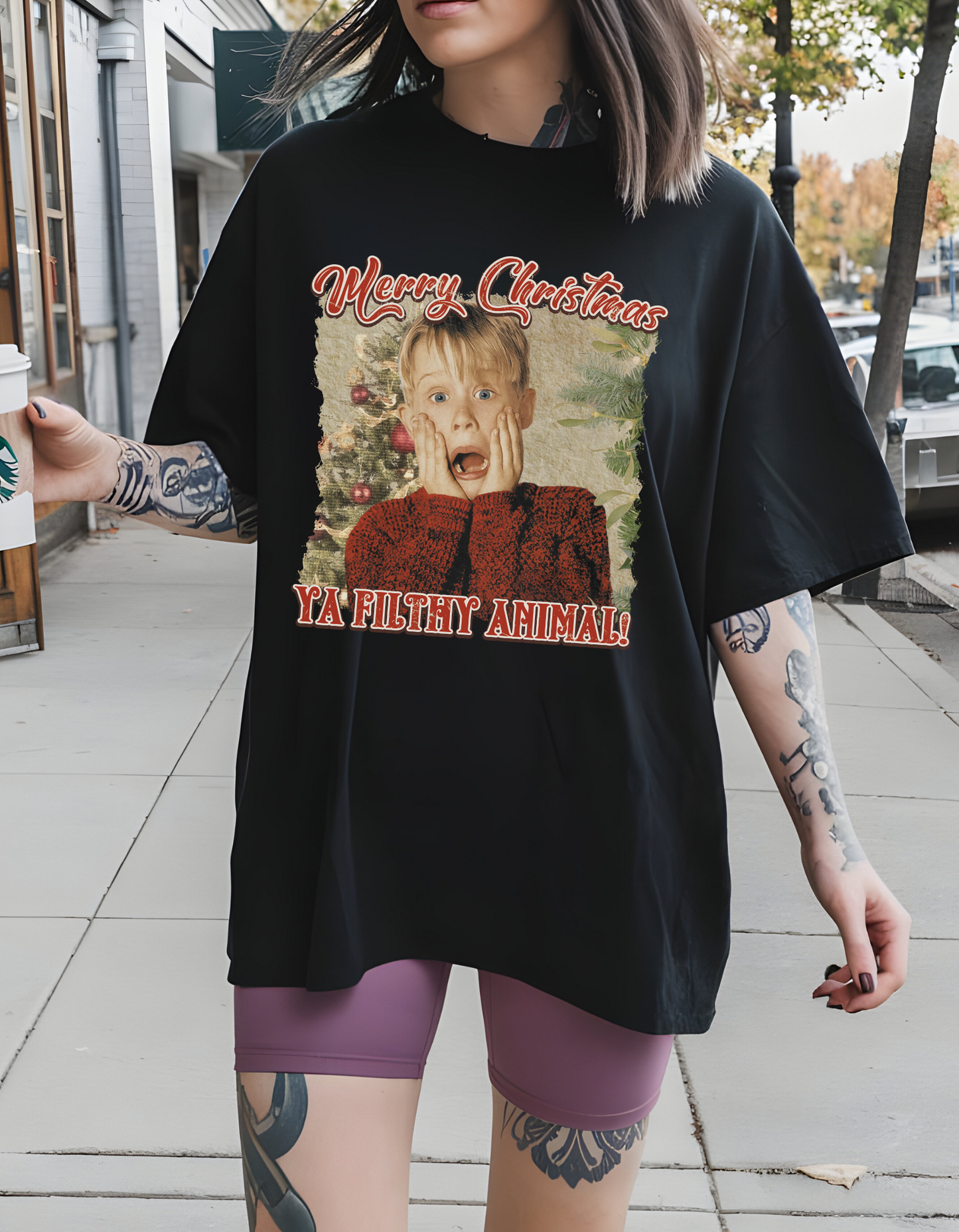 Merry Christmas you filthy animals Graphic Tee