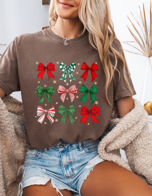 Christmas bow coquettes