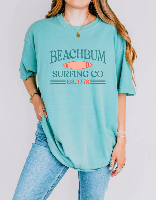 Beachbum Surfing CO Graphic Tshirt