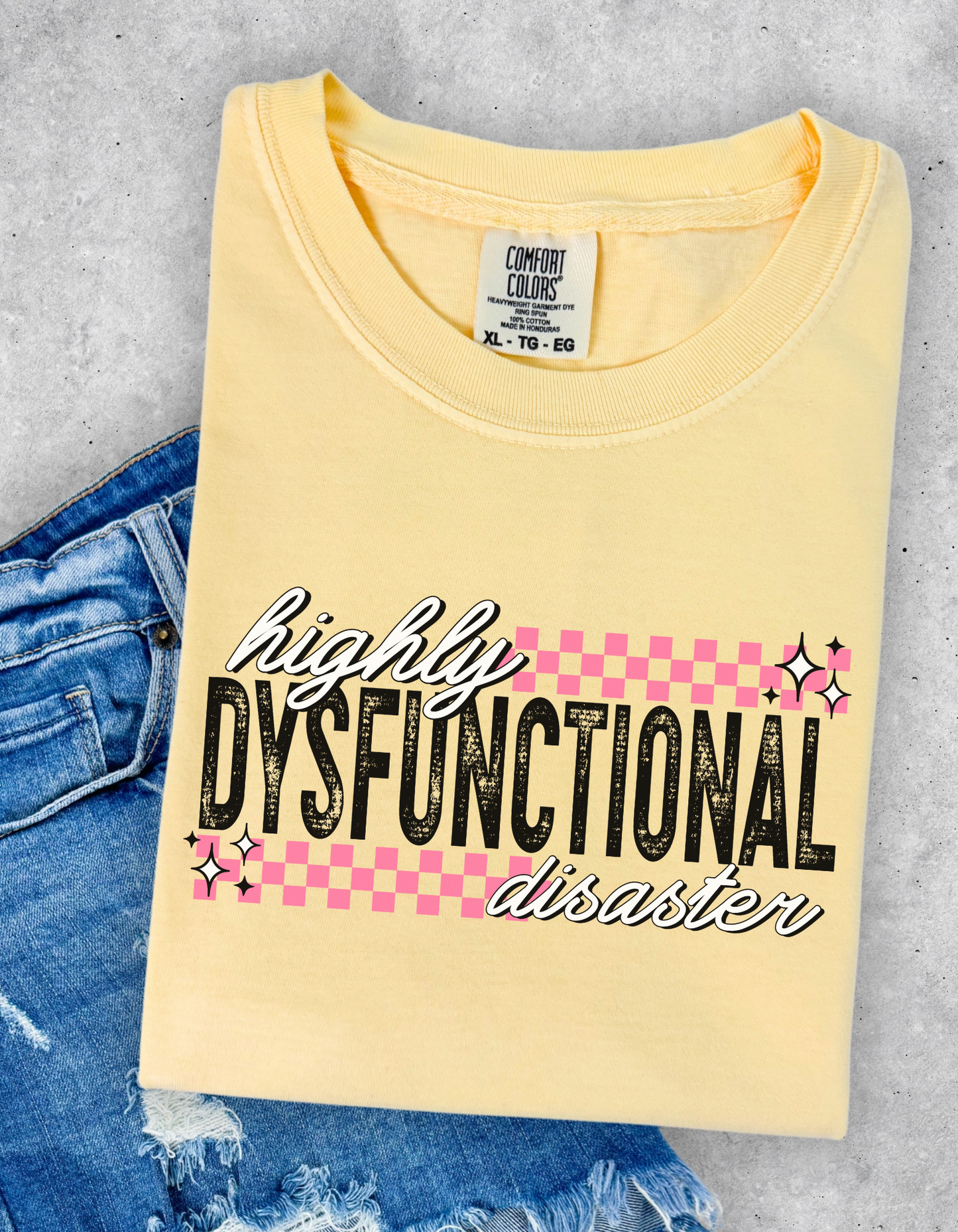 Highly dysfunctional disaster tee