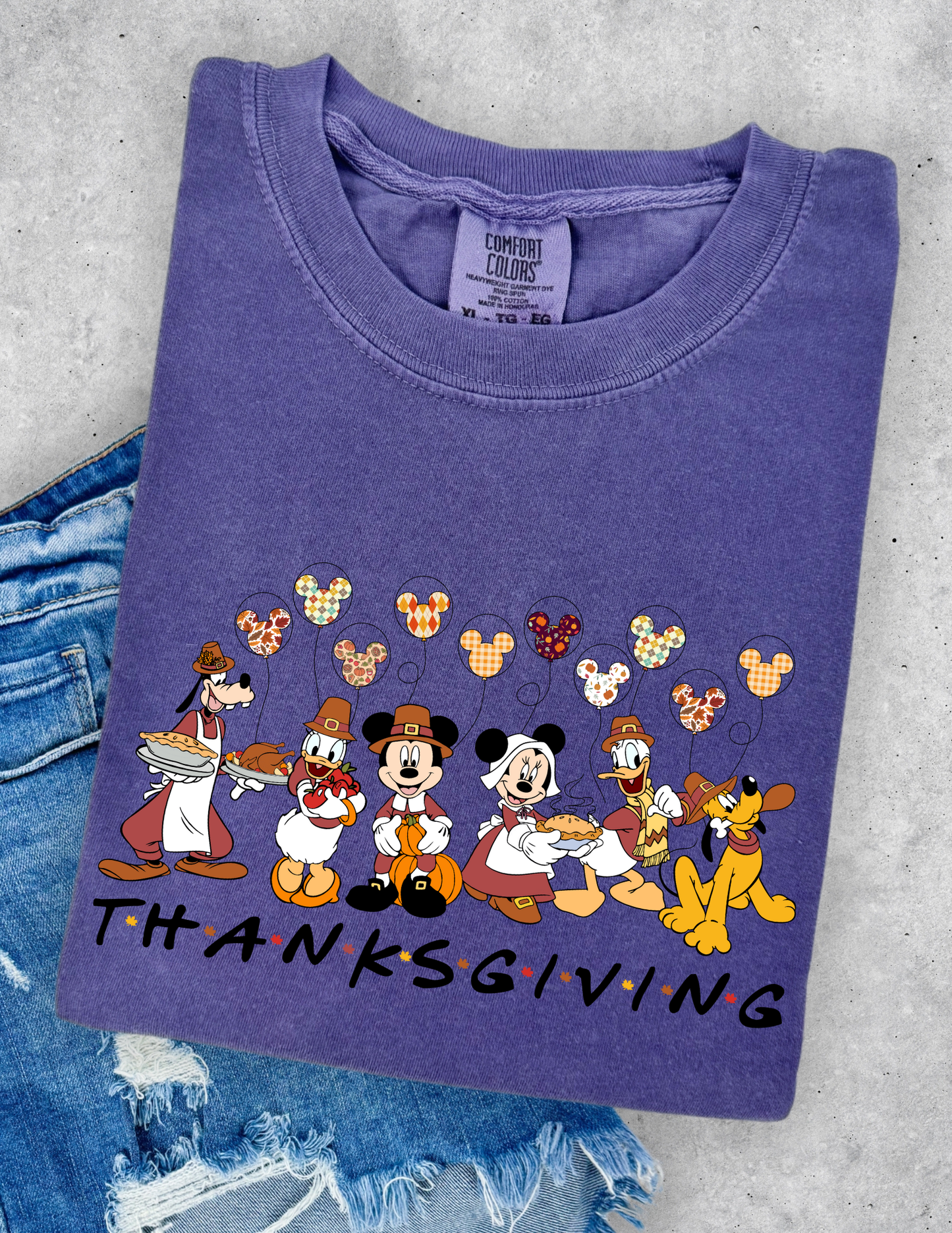 Mickey & friends Thanksgiving Tshirt