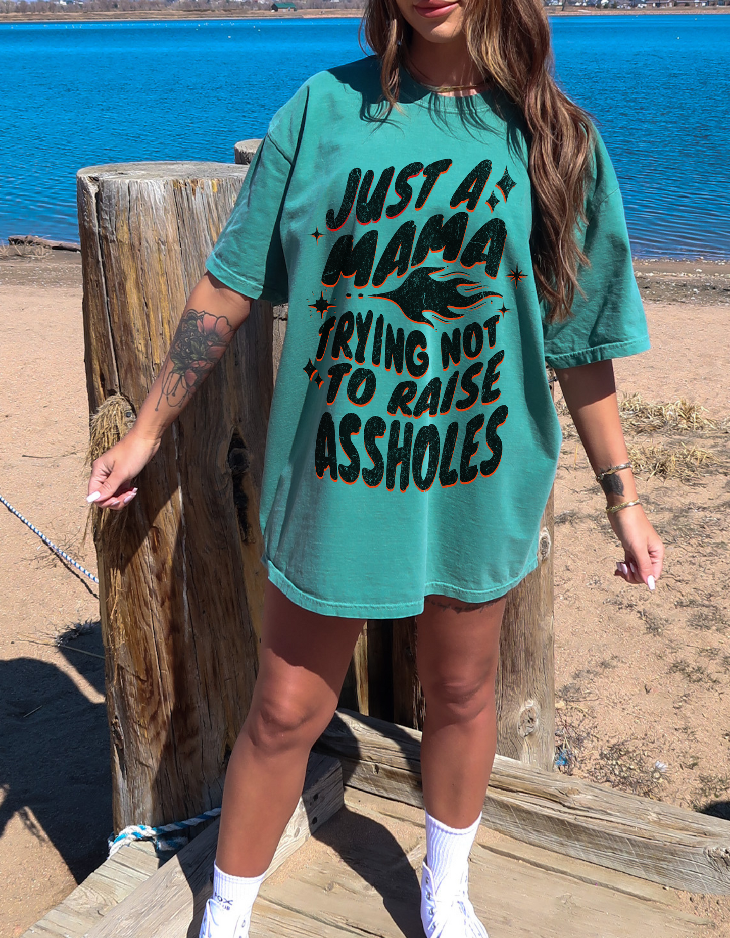 Just A Mama Graphic Tshirt