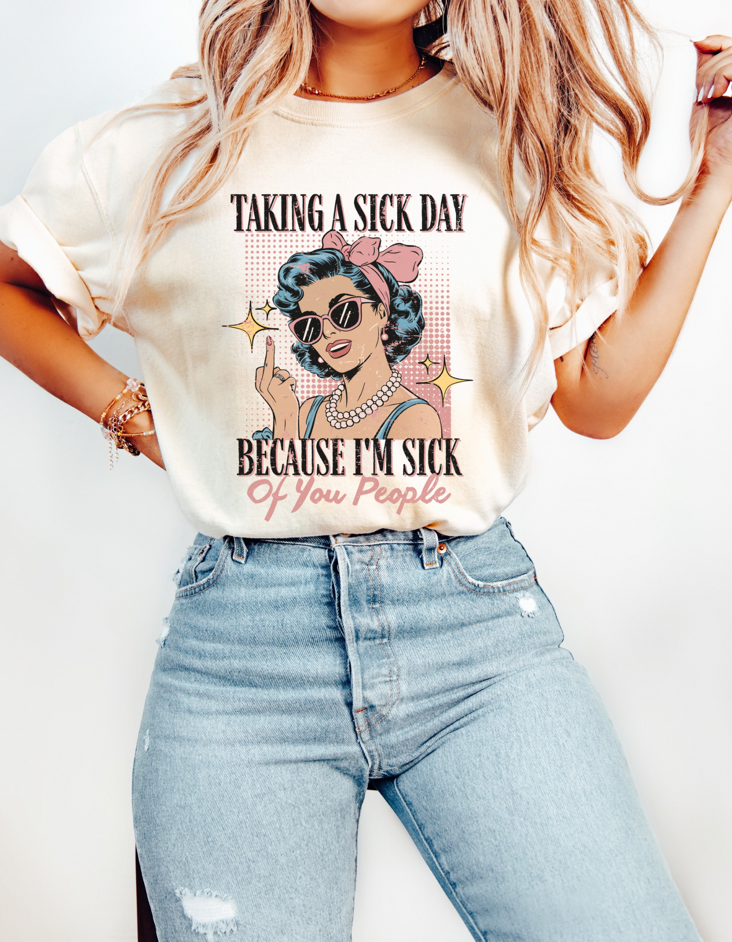 Taking A Sick Day Graphic Tshirt