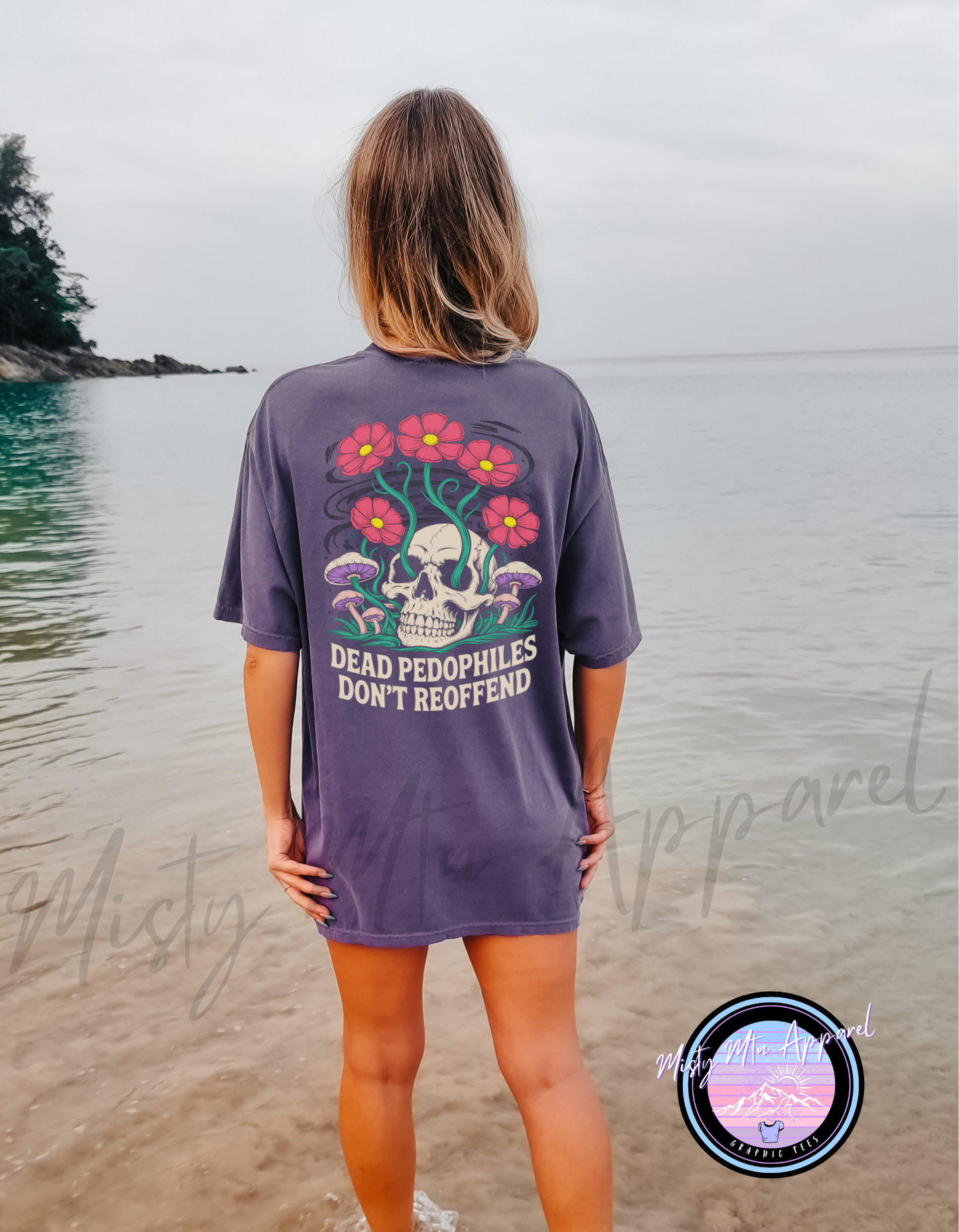 Dead Pedos Skull Graphic Tee