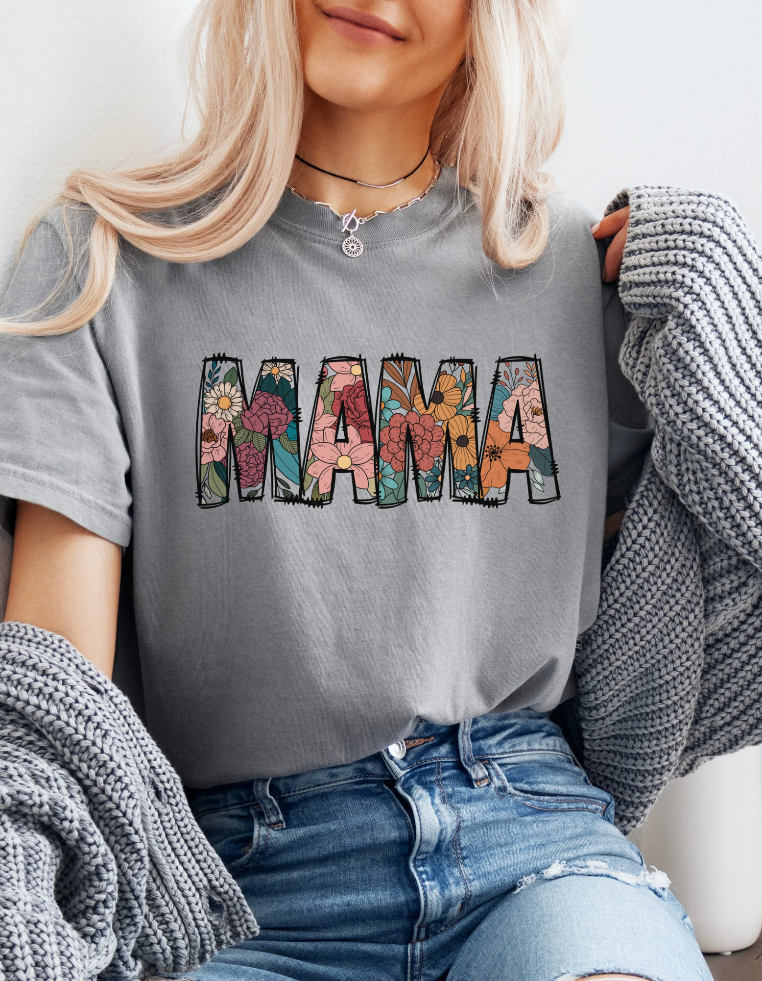 Floral mama tee – Misty Mtn Apparel LLC