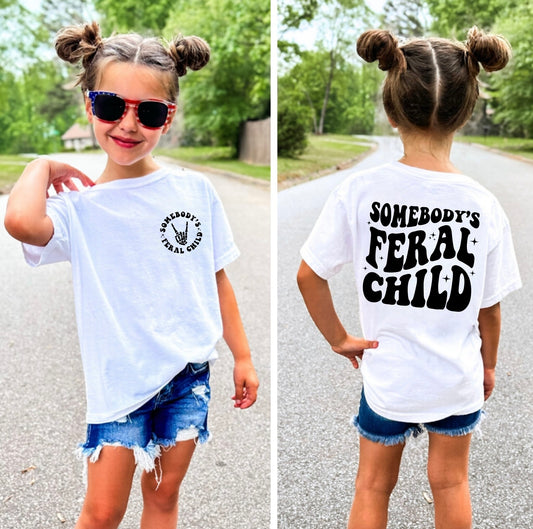 Matching Mama and me Feral graphic tee