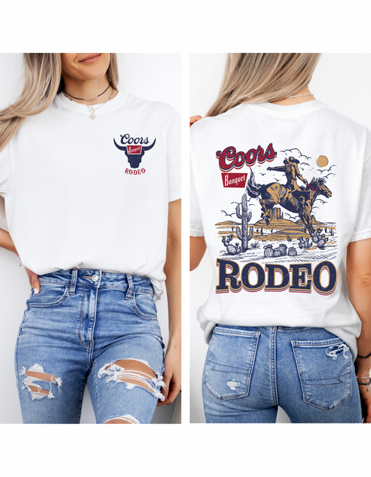 Coors Banquet Rodeo Graphic Tshirt