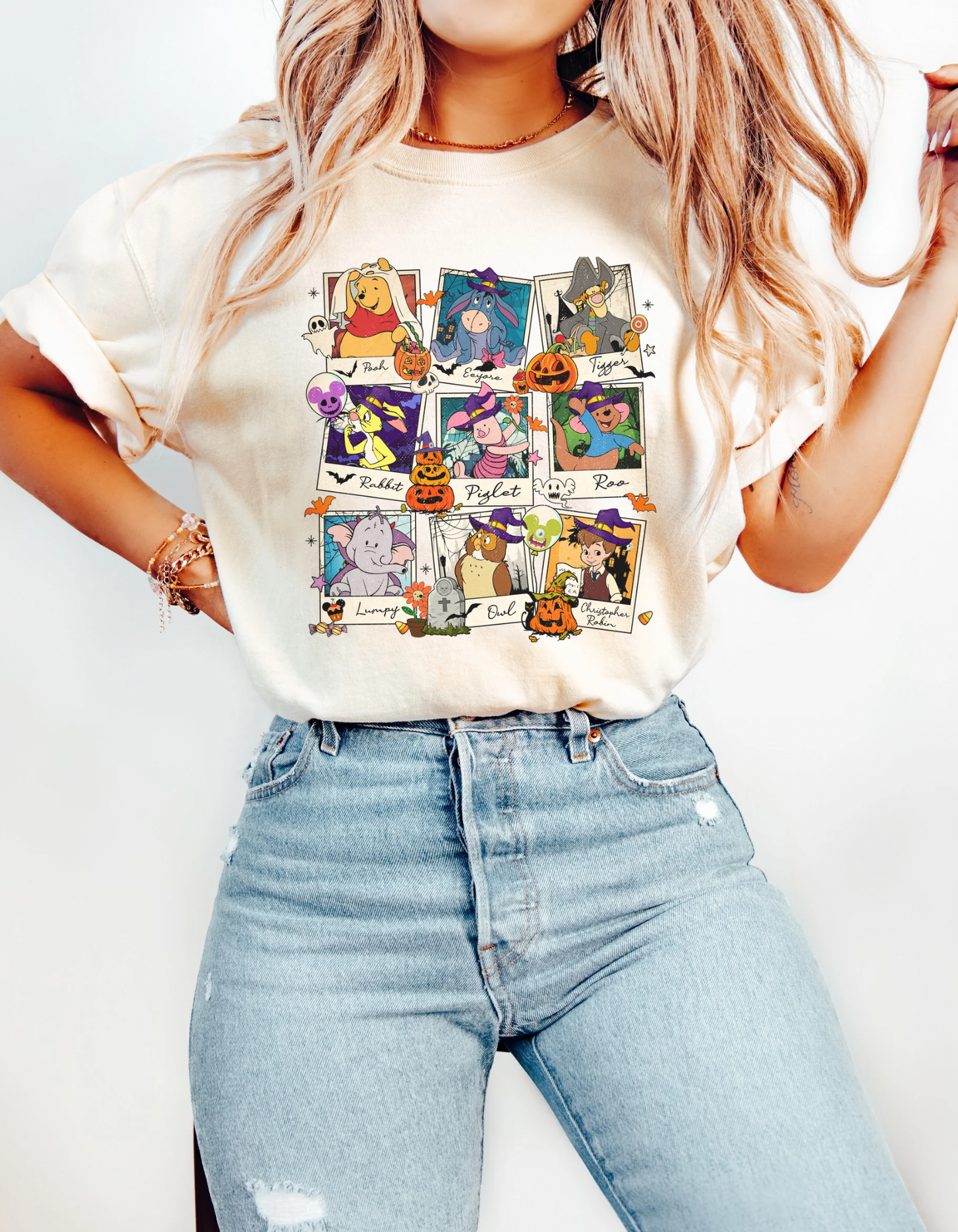 Spooky Pooh and friends tee