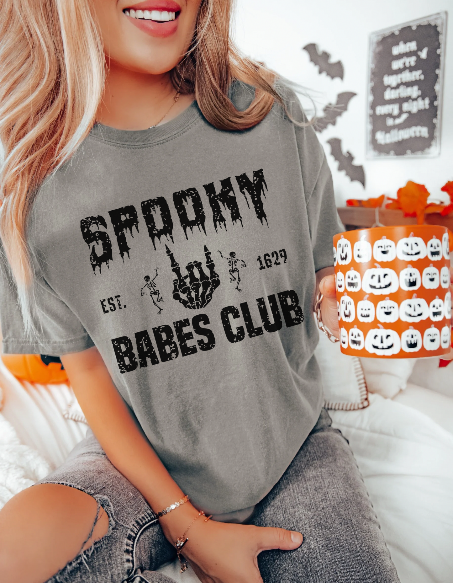 Spooky babes club tee