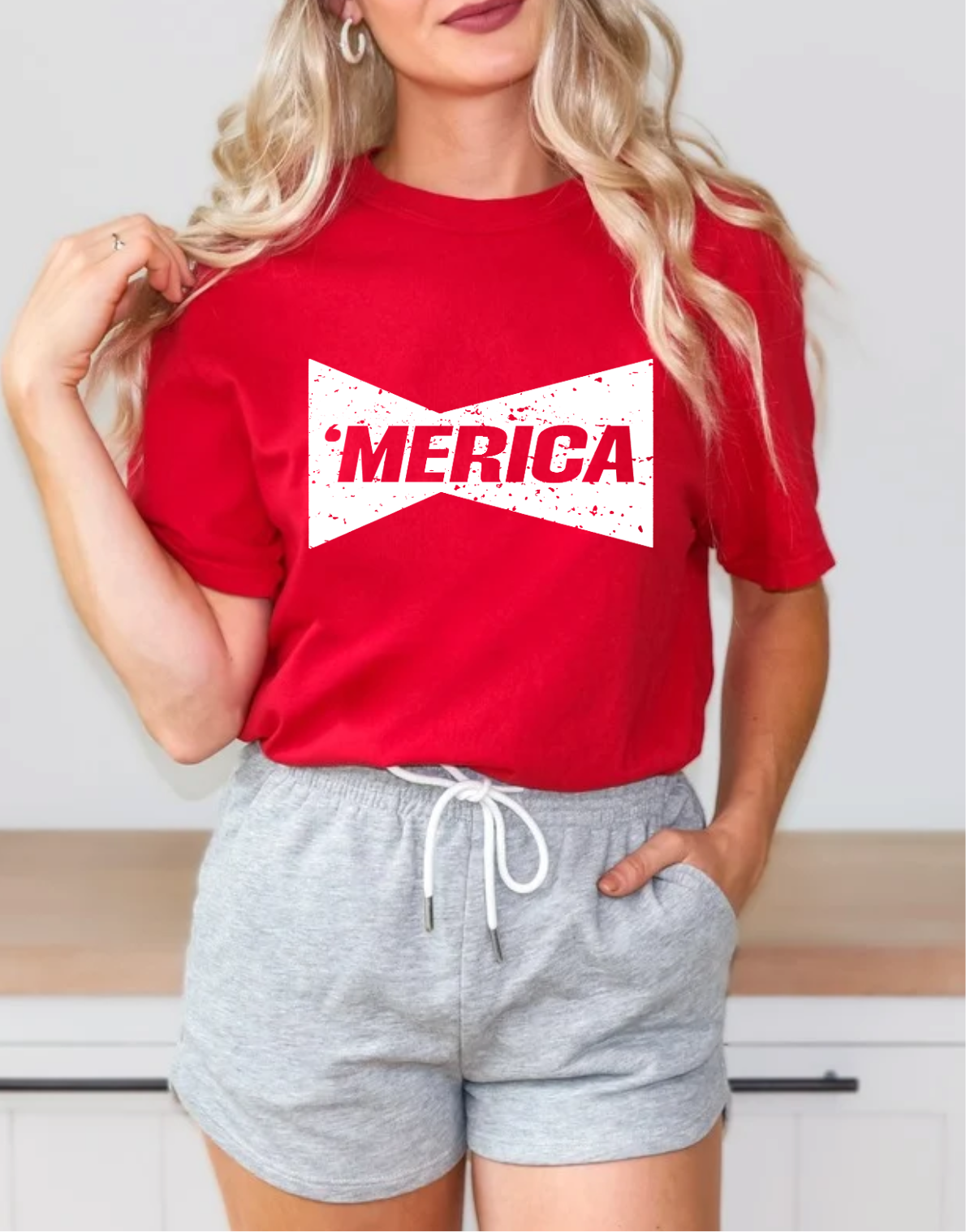 Red Merica Graphic Tee
