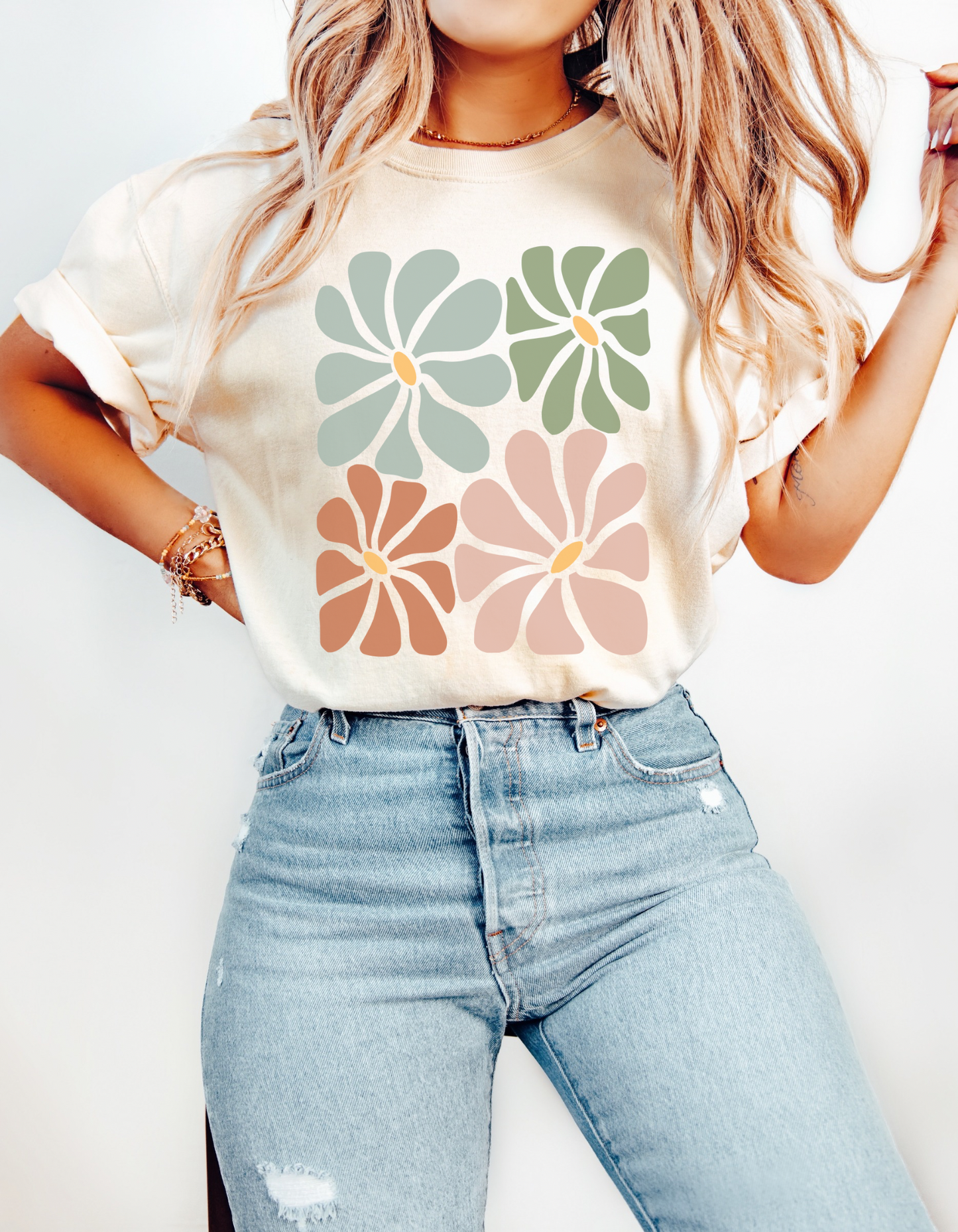 Daisy collage tee