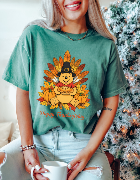 Happy Thanksgiving Pooh Tshirt