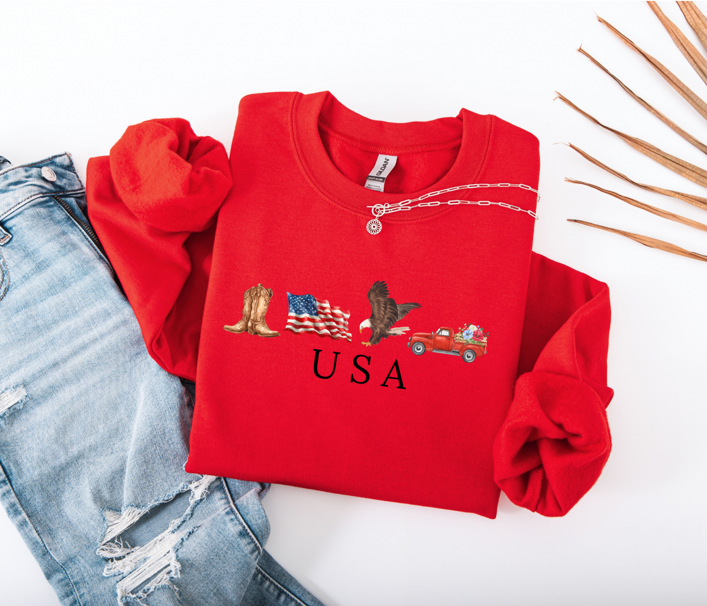 (Pre-order) USA Icons Crewneck Sweater