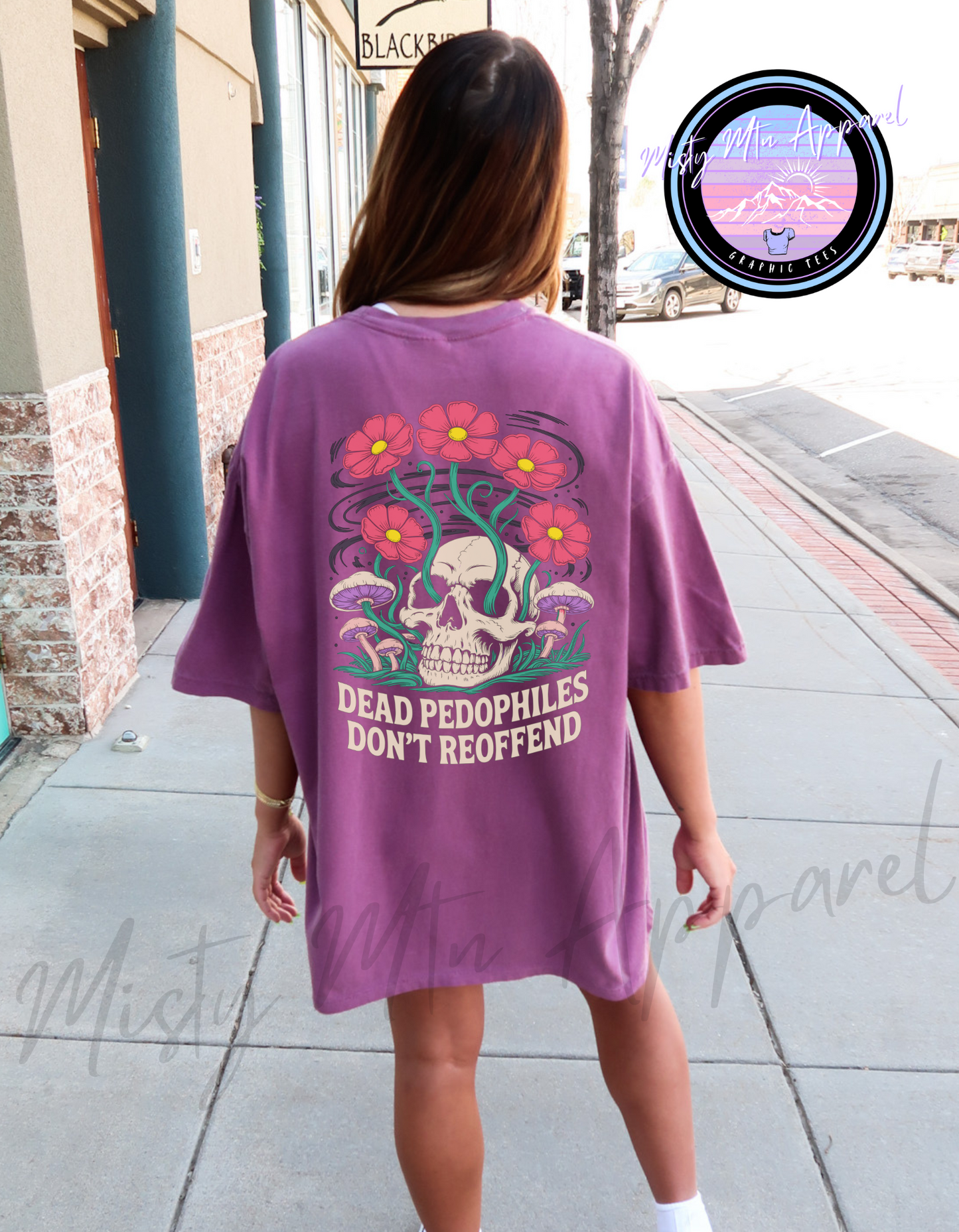 Dead Pedos Skull Graphic Tee