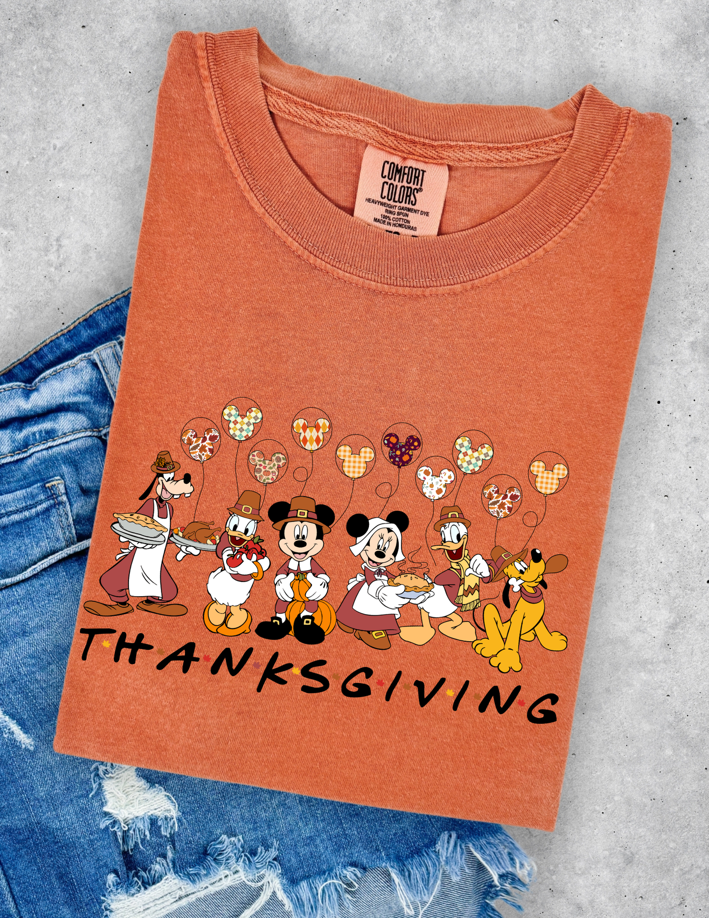 Mickey & friends Thanksgiving Tshirt